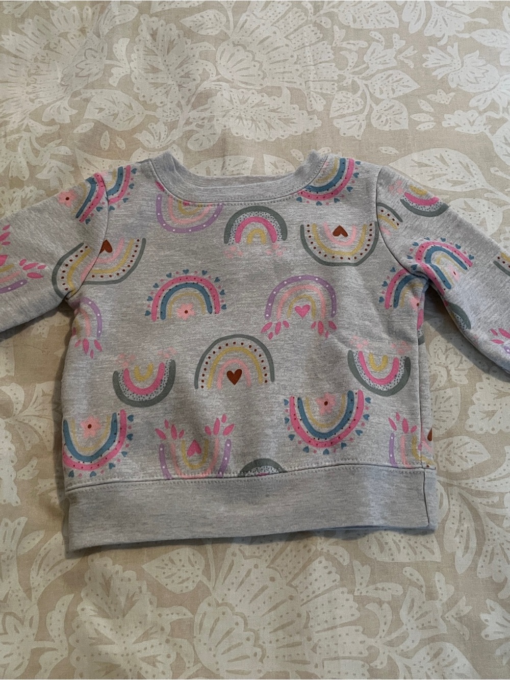 Garanimals Grey Sweatshirt with Rainbow Prints